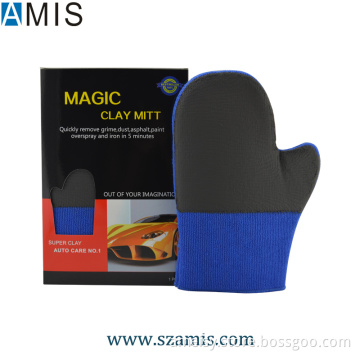 Fine Grade Blue Car Care Clay Thumb Type Gloves